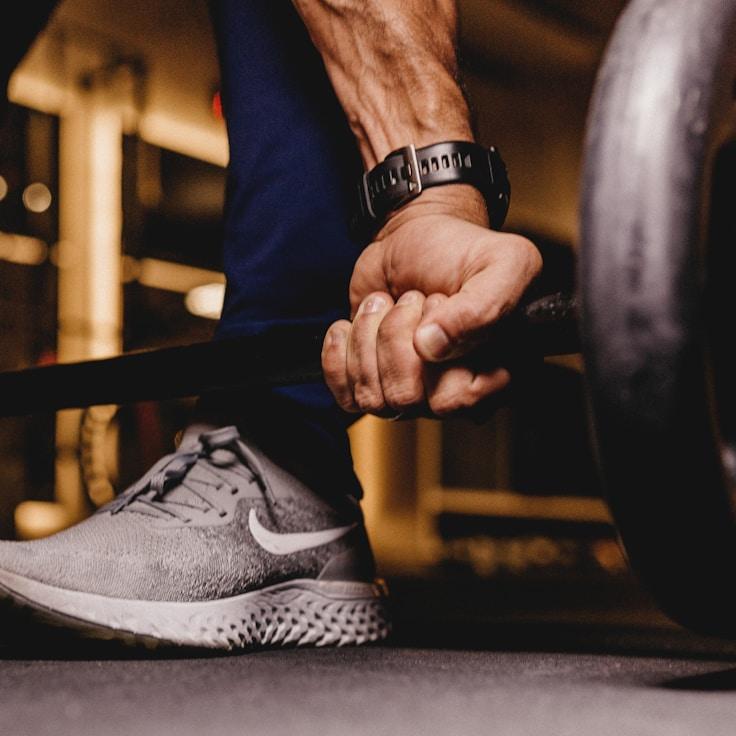 Professional gym interior with strength equipment